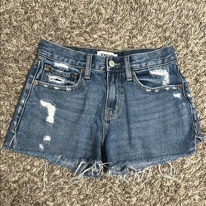 Denim Distressed Women Shorts